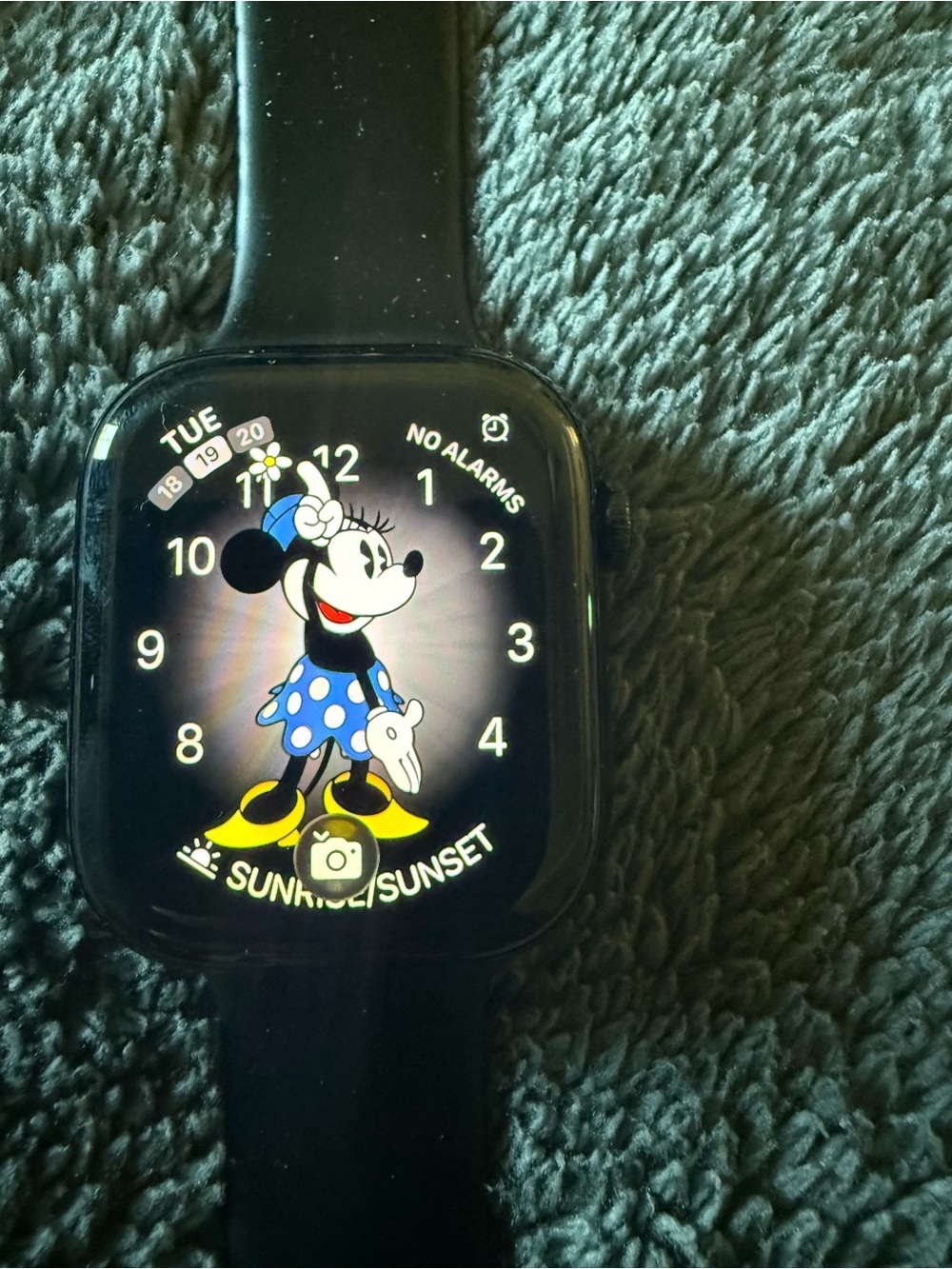 Smartwatch with Minnie Mouse Watch Face - Black